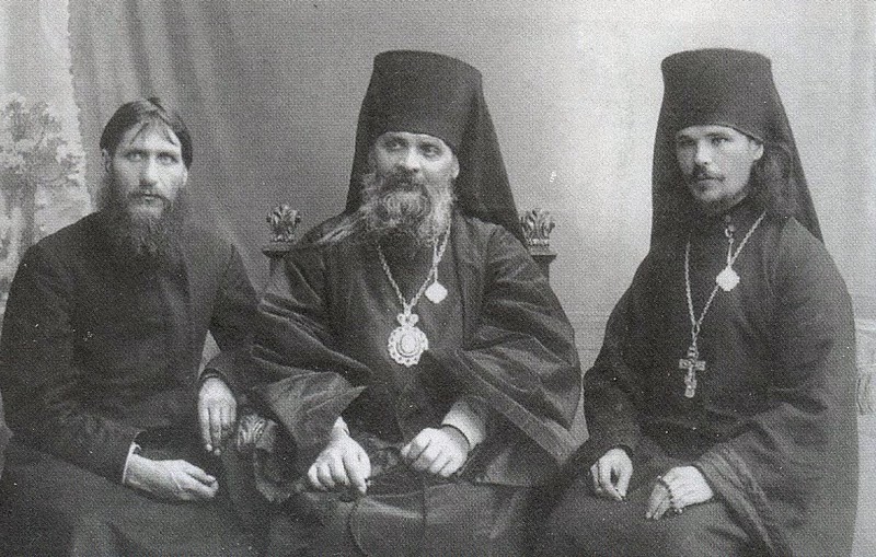 Григорий Распутин, Гермоген (Долганов) и Илиодор ( Труфанов)