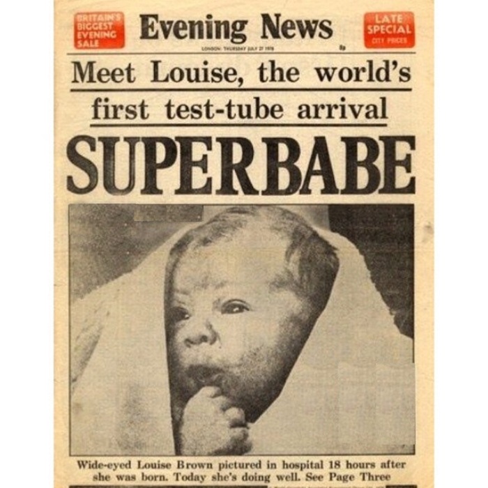 25 июля 1978 — родился первый на Земле человек “из пробирки”.