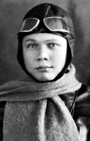 Леонид Хрущев — курсант Балашовской школы пилотов, 1935 год