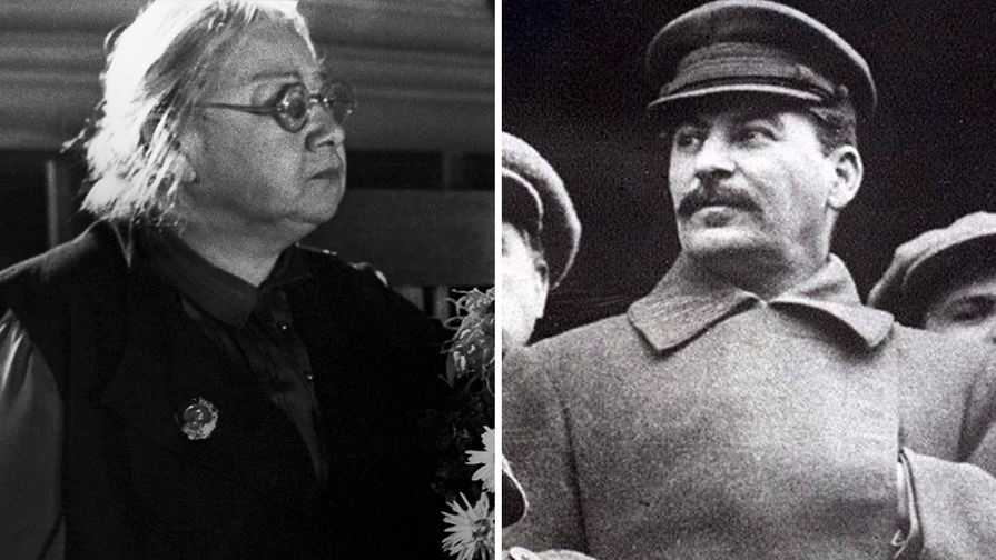 Сталин и Крупская
