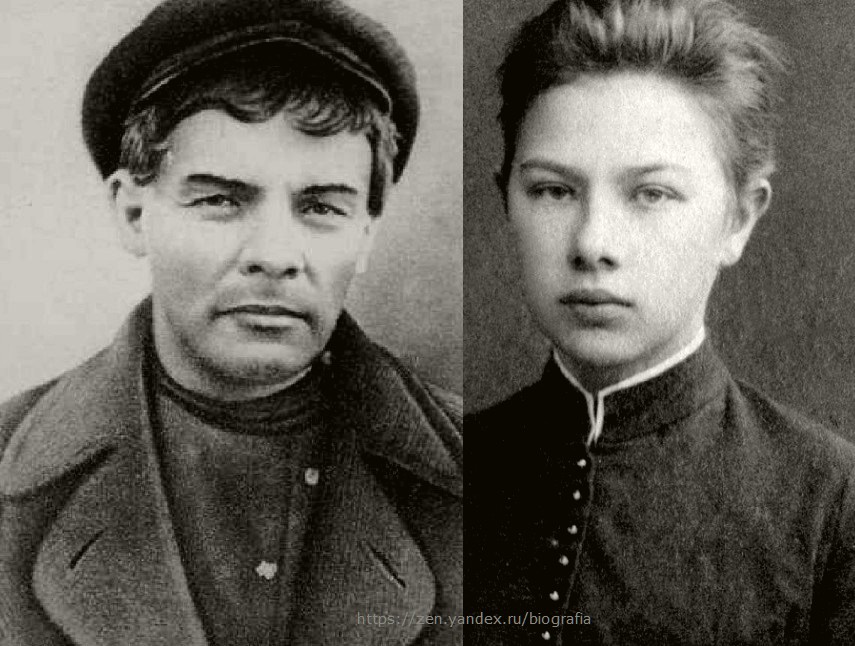 Ленин и Крупская молодые